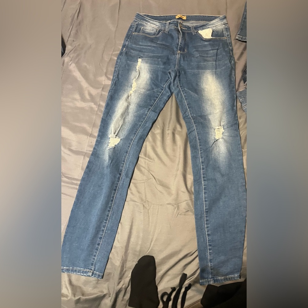 Raw jeans